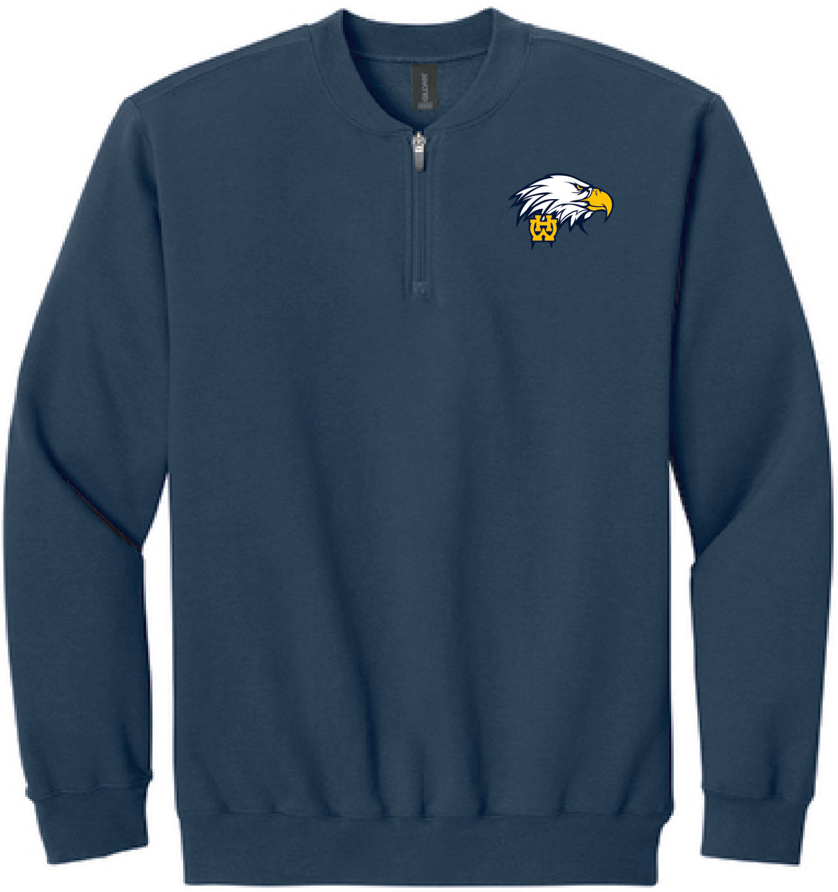 Navy Varsity Collar Quarter Zip