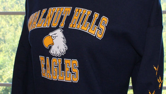 "Wally" Eagle Hoodie with Eagle Tracks on Arm