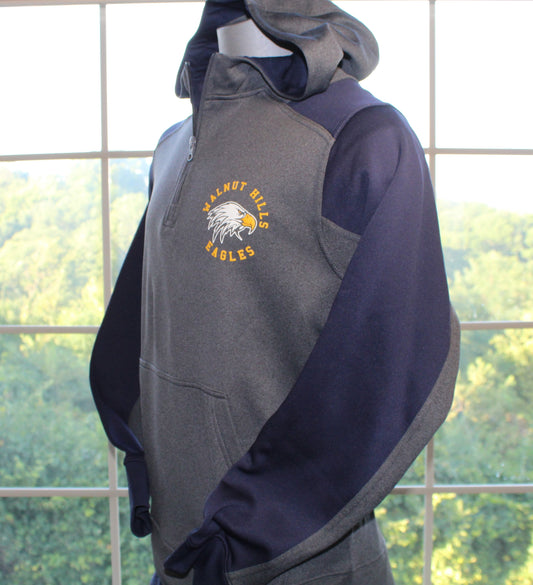 Two Toned Performance 1/4 Zip Hoodie