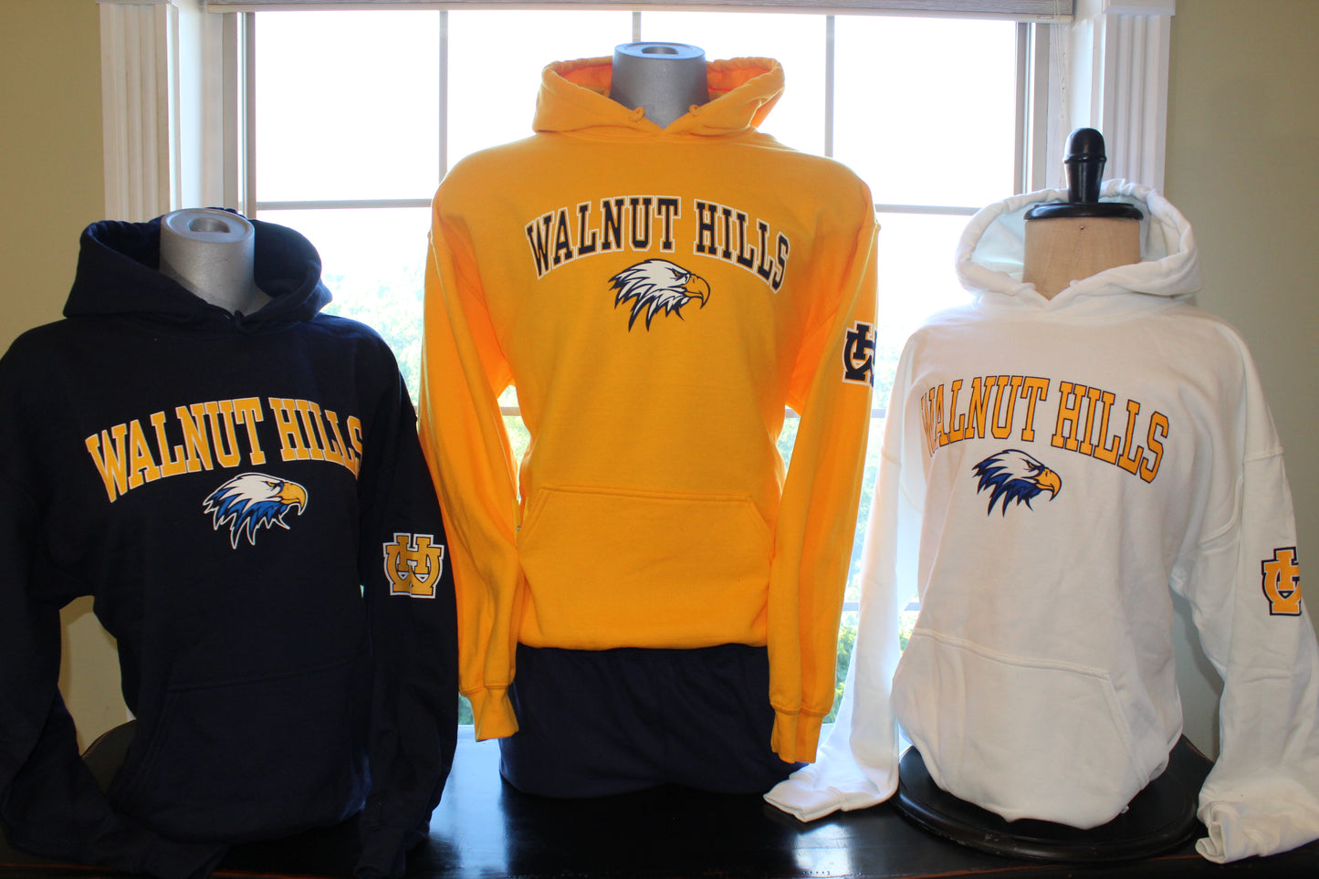 Eagle Hoodie with "WH" on arm