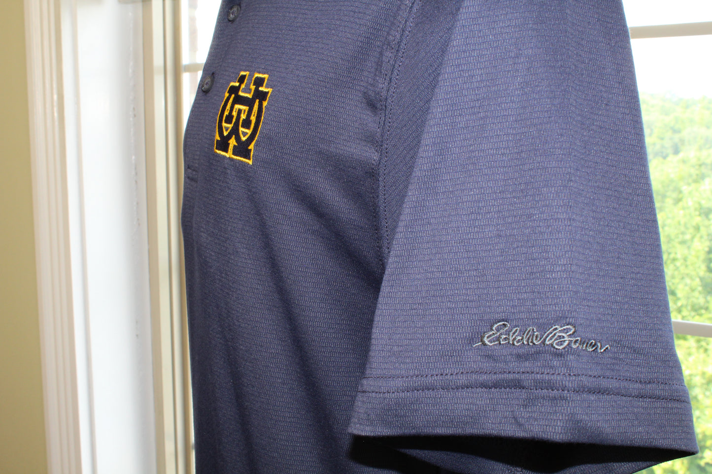 Embroidered WH Eddie Bauer Polo Shirt
