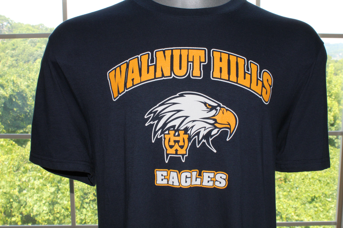 Navy Eagle SS Tee - Logo on Back