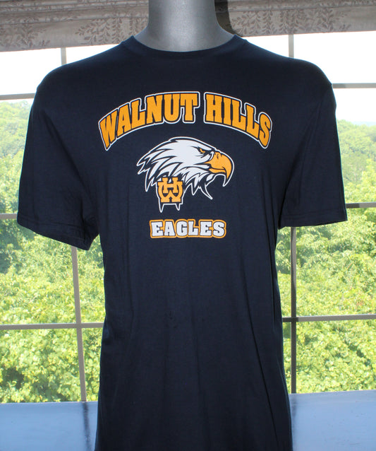 Navy Eagle SS Tee - Logo on Back