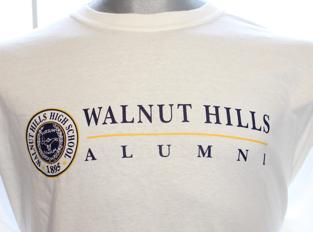 Alumni White LS Tee - Gray or White
