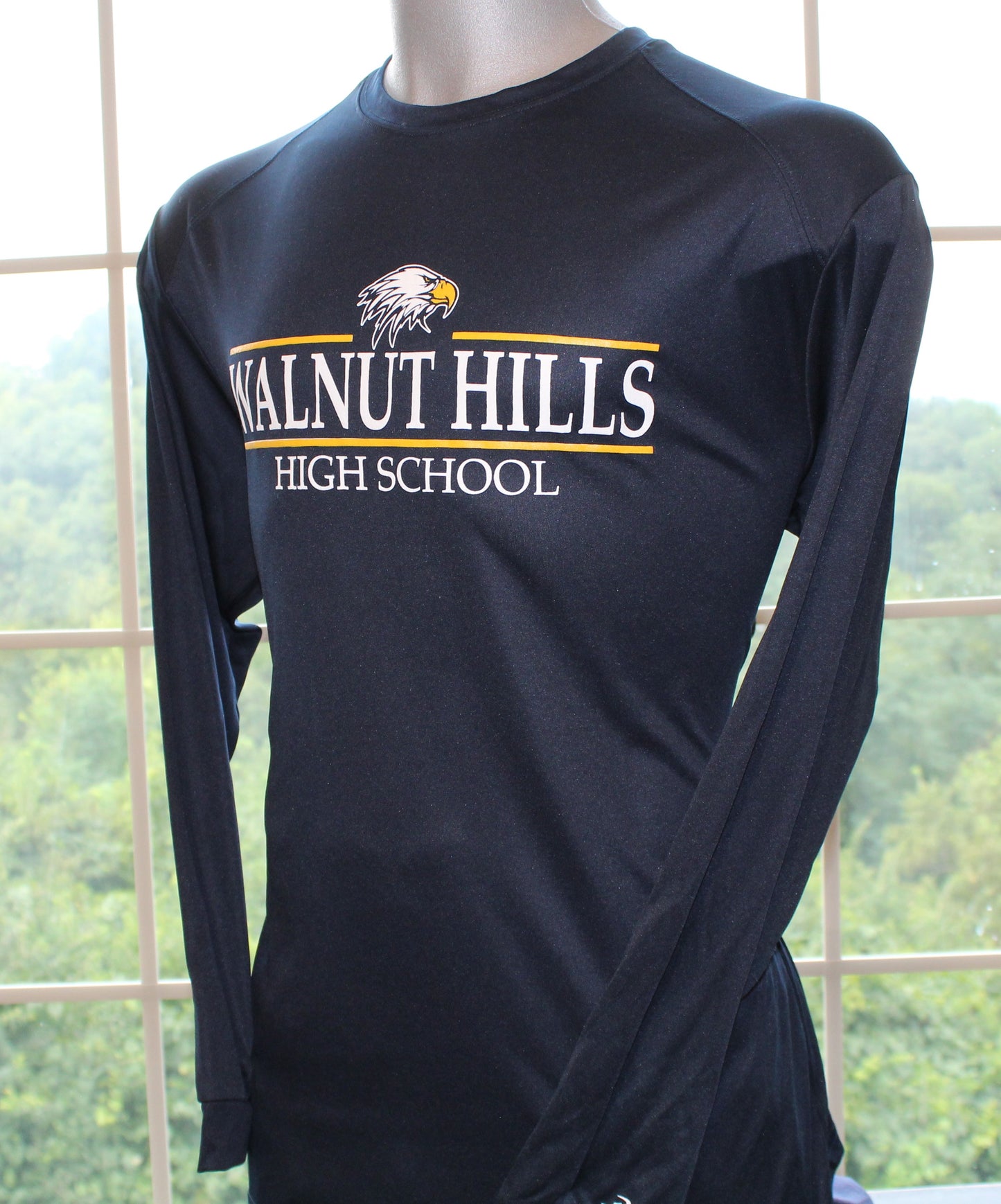 Midnight Blue Performance LS Shirt