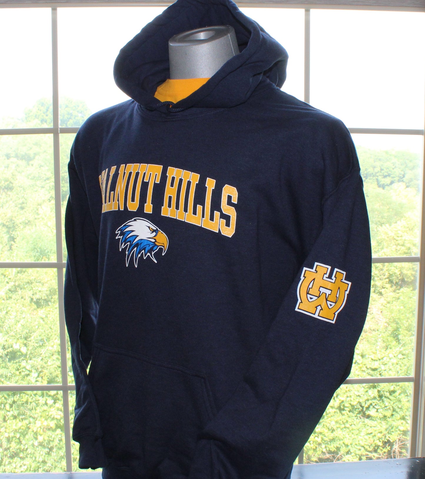 Eagle Hoodie with "WH" on arm