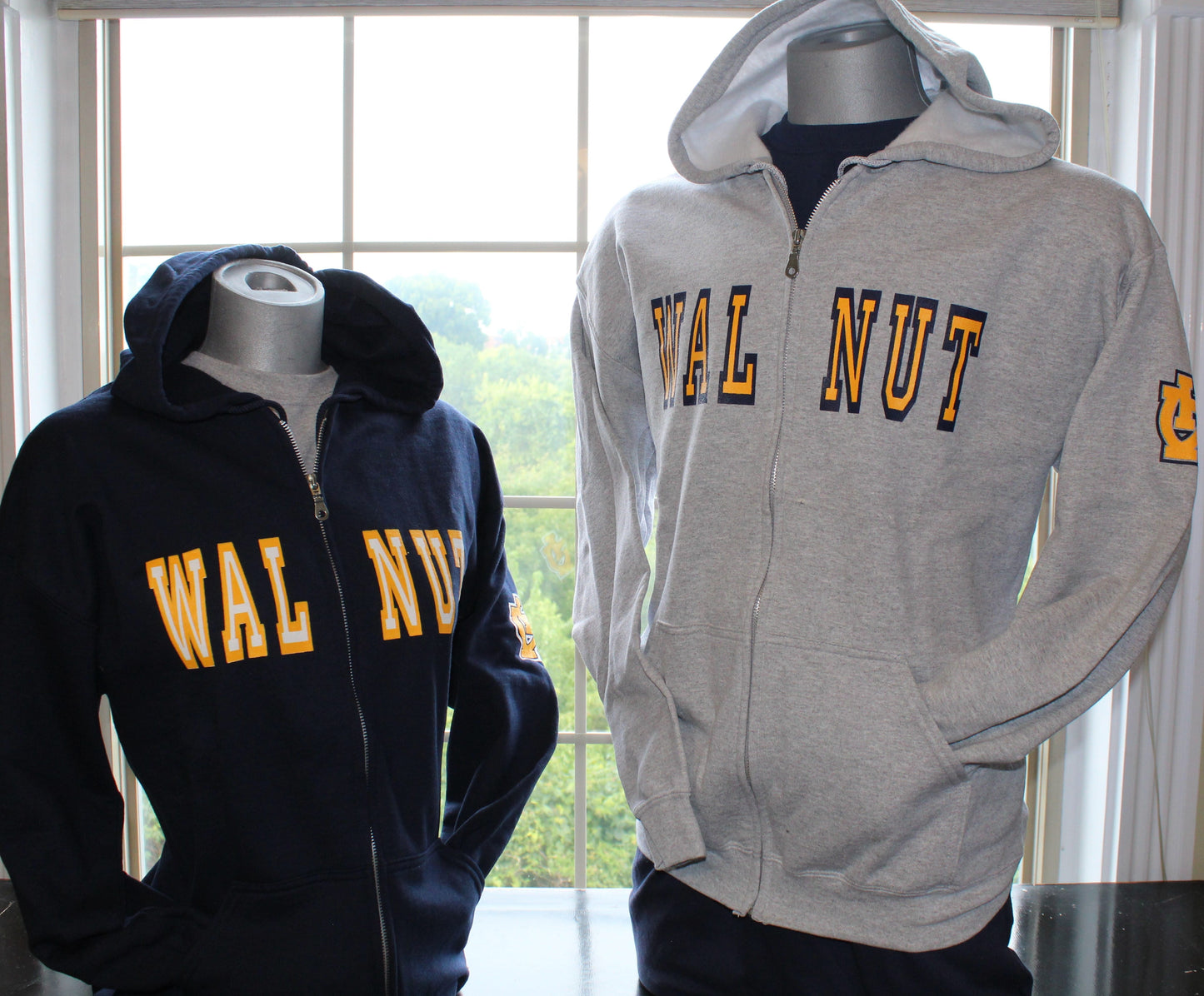 Full Zip Hoodie with WH on arm