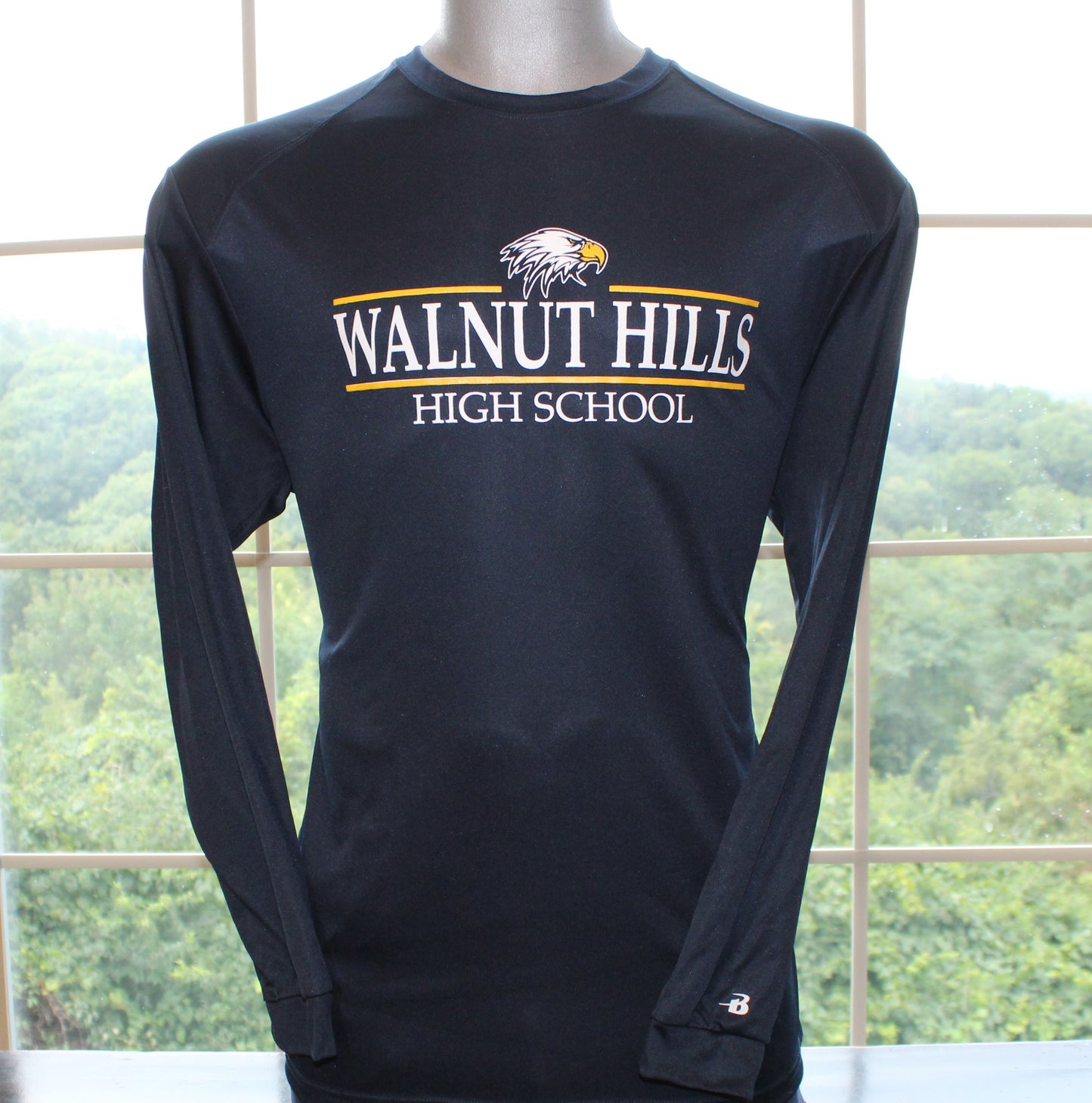 Midnight Blue Performance LS Shirt