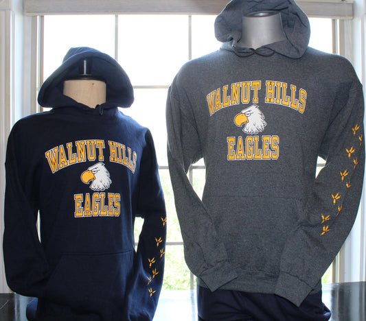 Eagle Hoodie with tracks on arm