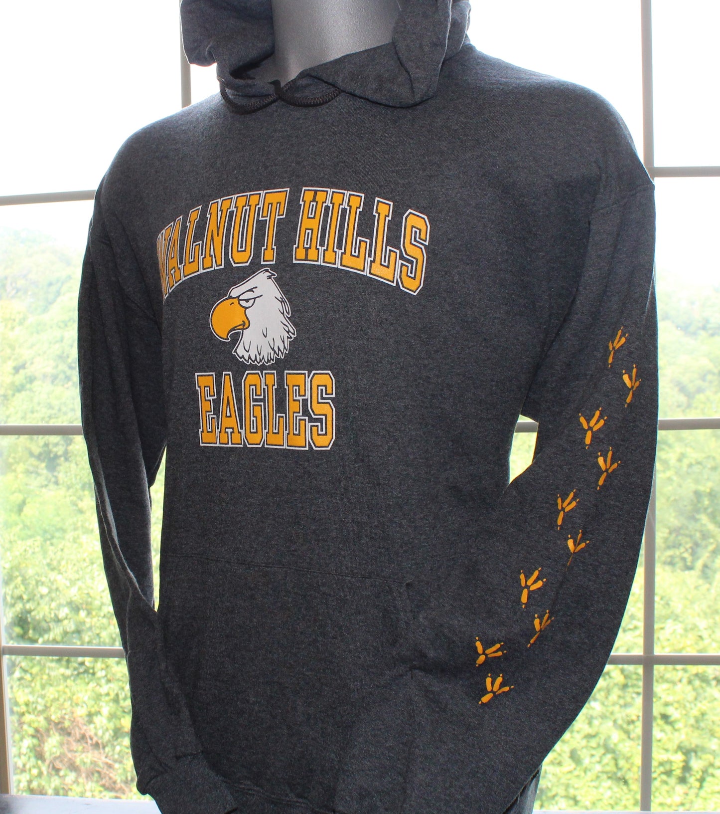 Eagle Hoodie with tracks on arm